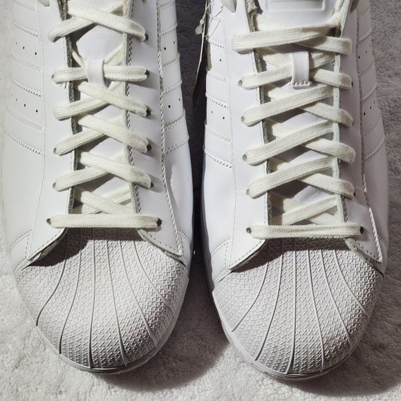 ADIDAS Men's White Superstar Legacy Sneaker, Size 19 - Picture 6 of 14